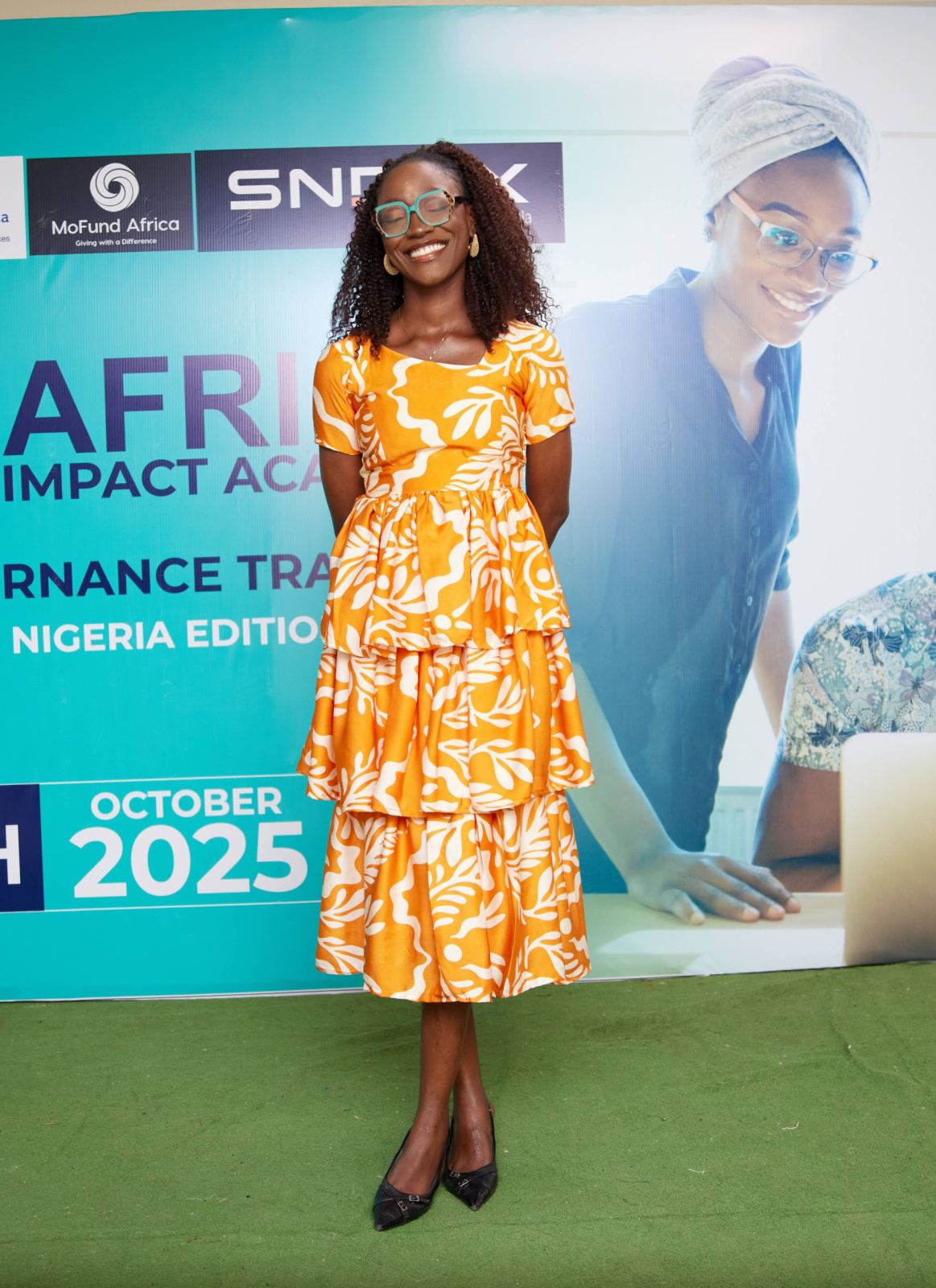 An Africa Impact Academy participant at a governance training in Nigeria