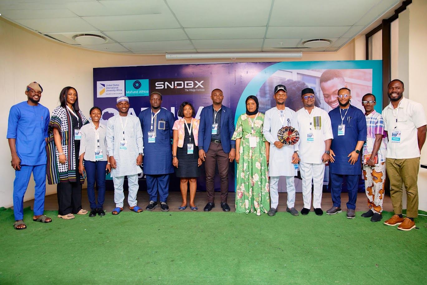 Academy participants and partners in Nigeria